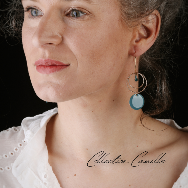 CAMILLE bleu vert sarcelle – Image 5