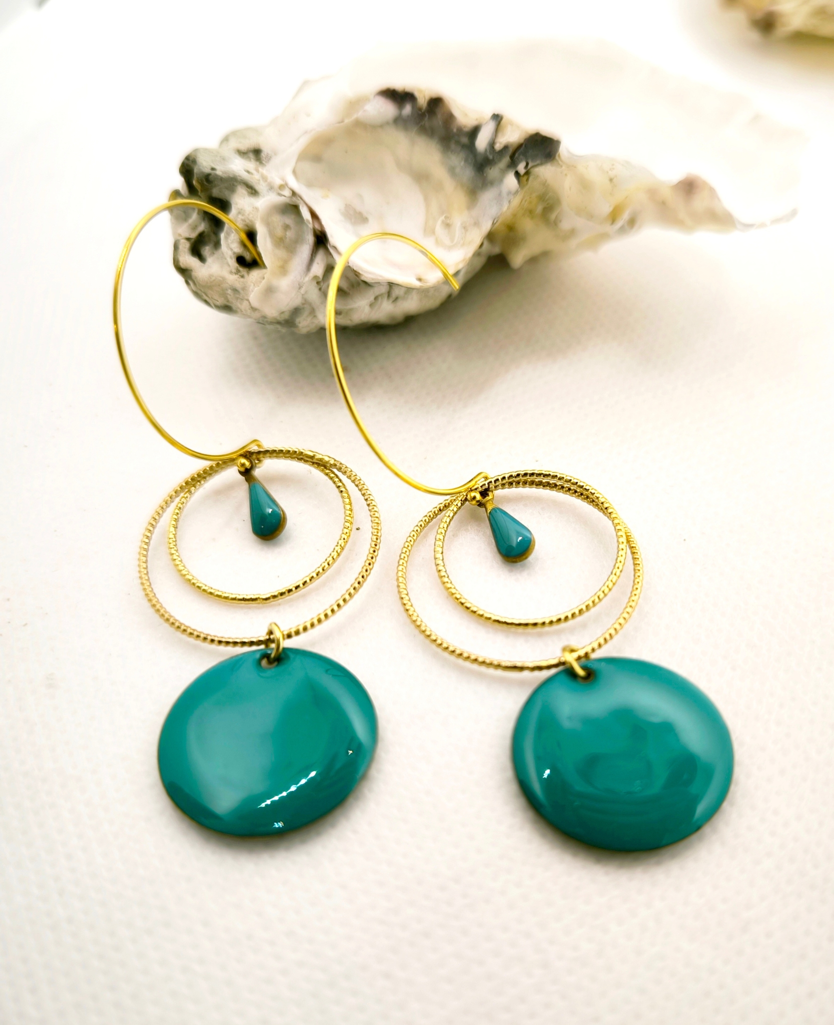CAMILLE bleu vert sarcelle